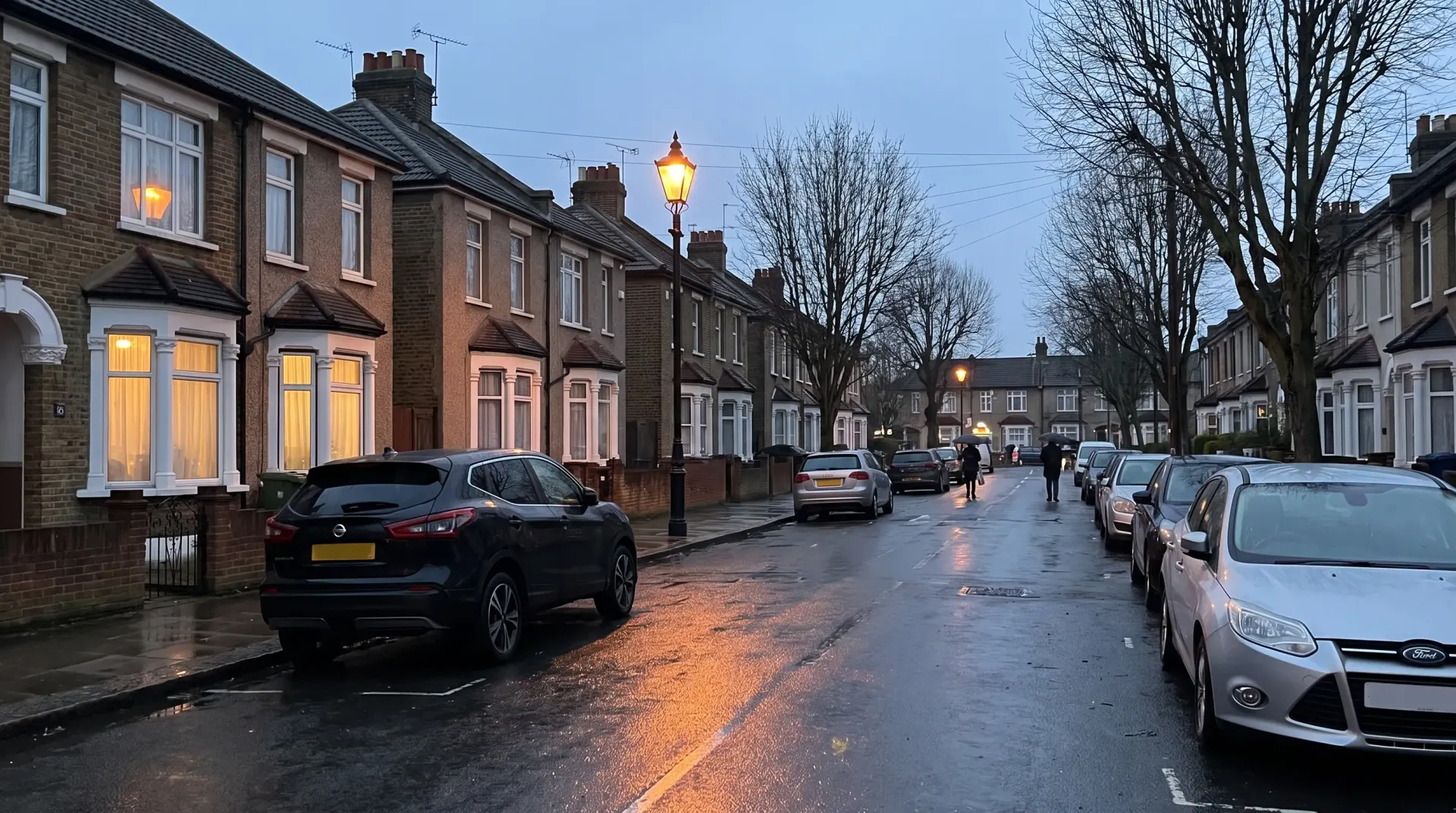Electricians in Chingford — a street of 1930s semi-detached houses of the kind we work on across Waltham Forest