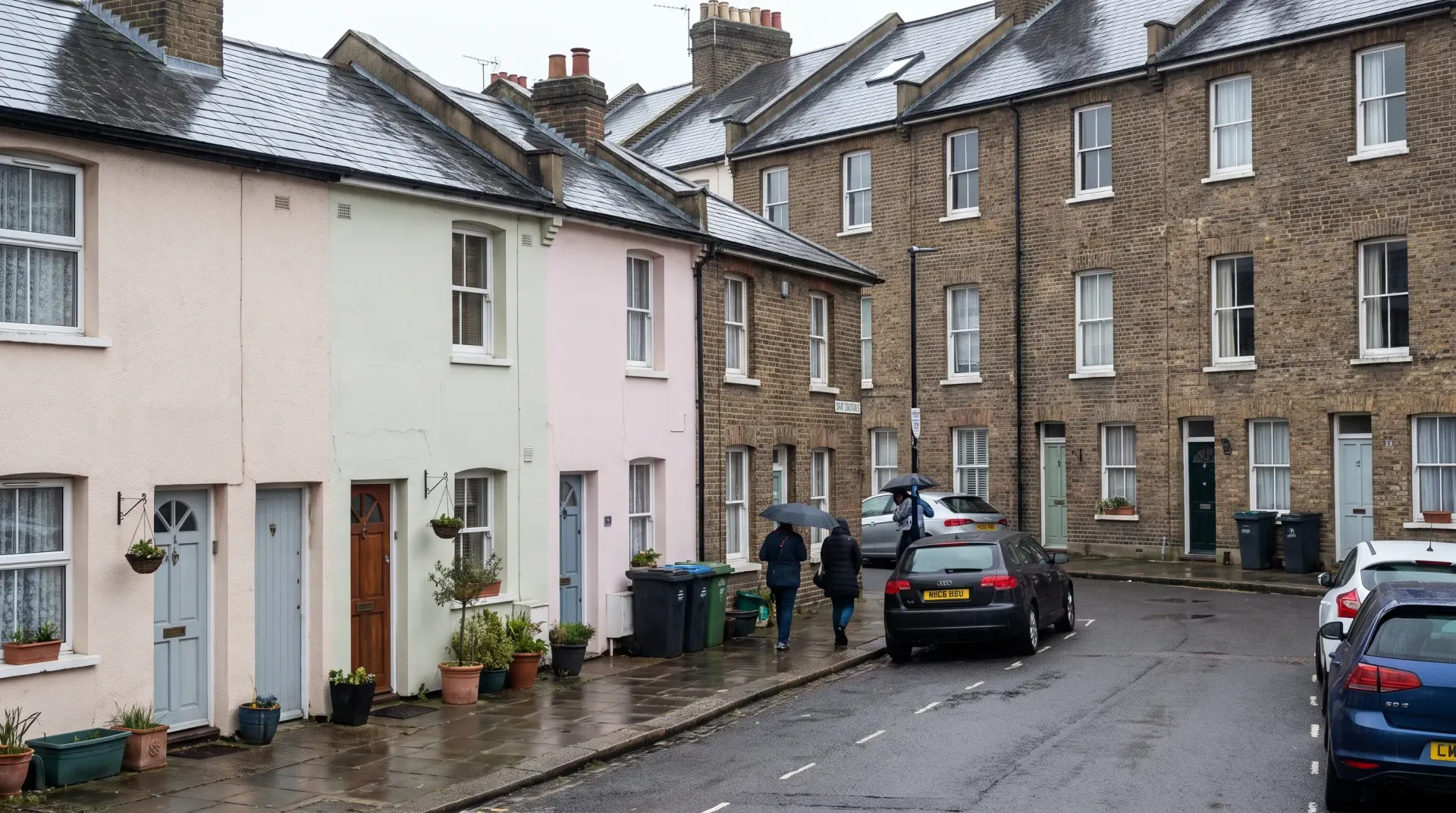 Electricians in Greenwich — a street of Victorian terraced houses of the kind we work on across Greenwich