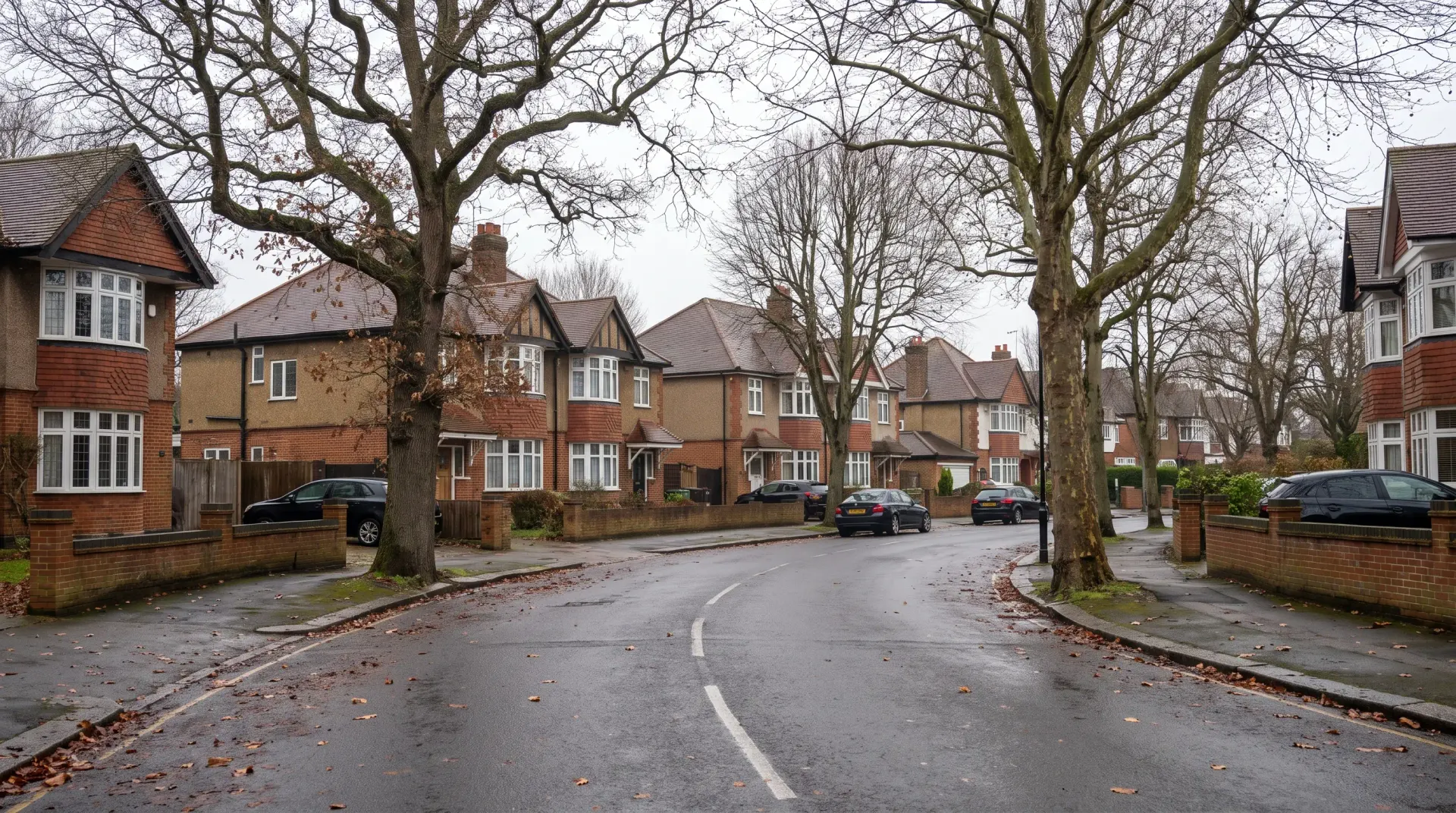 Electricians in Loughton — a street of detached suburban houses of the kind we work on across Epping Forest