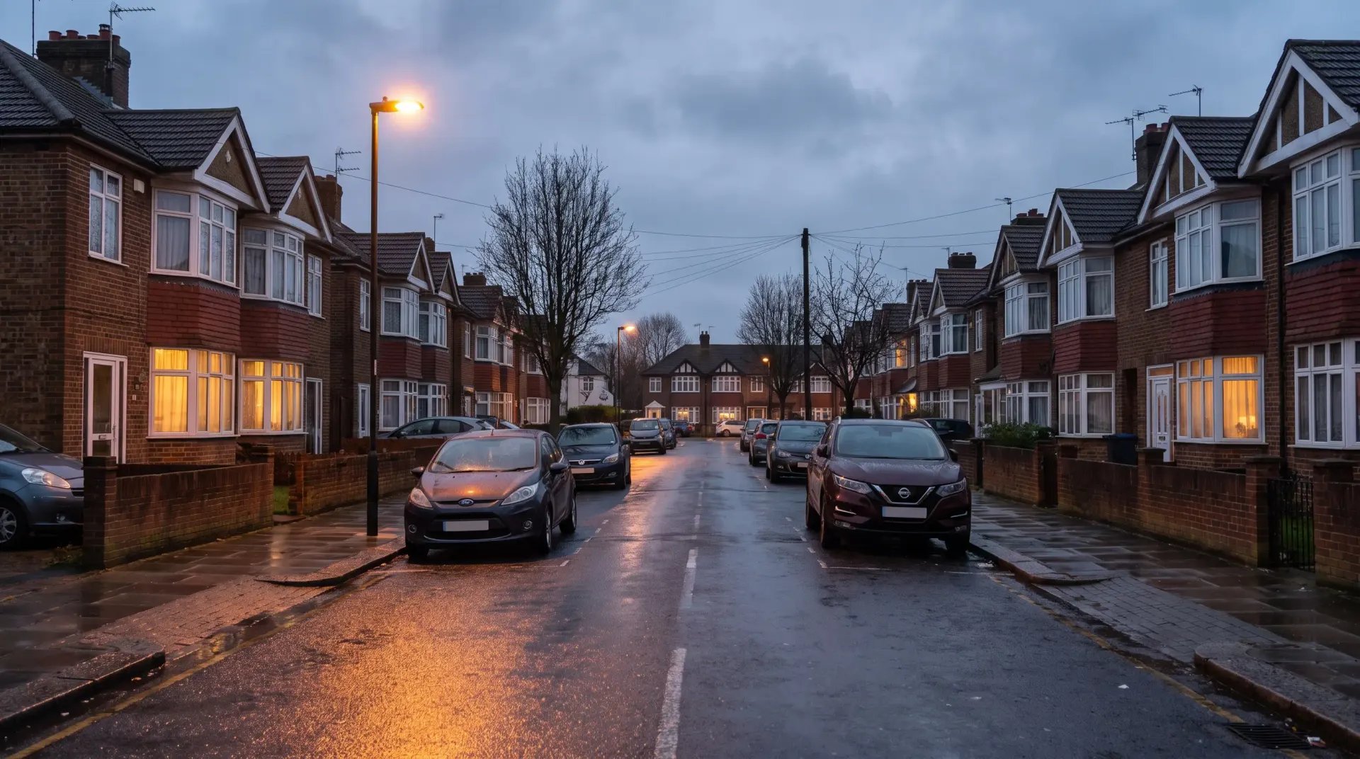 Electricians in Welling — a street of 1930s semi-detached houses of the kind we work on across Bexley