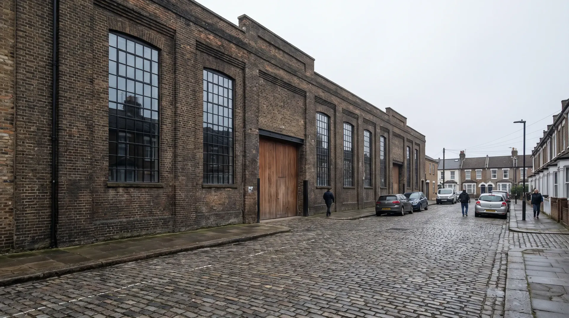 Electricians in Woolwich — a street of warehouse conversions of the kind we work on across Greenwich