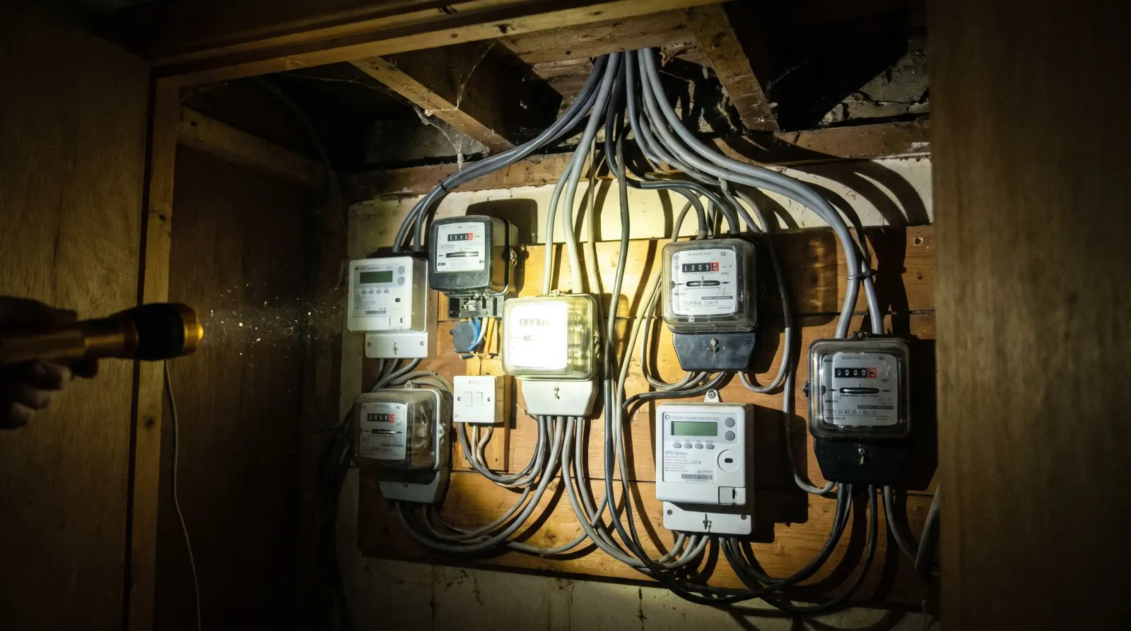 Separate meters for each flat in a converted house — landlord electrics in Brockley